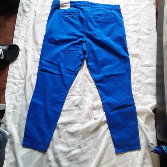 GAP New Womens Plus sz16 Skinny Blue Khaki Pants - Picture 7 of 16